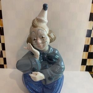 Porcelain Clown Figurine